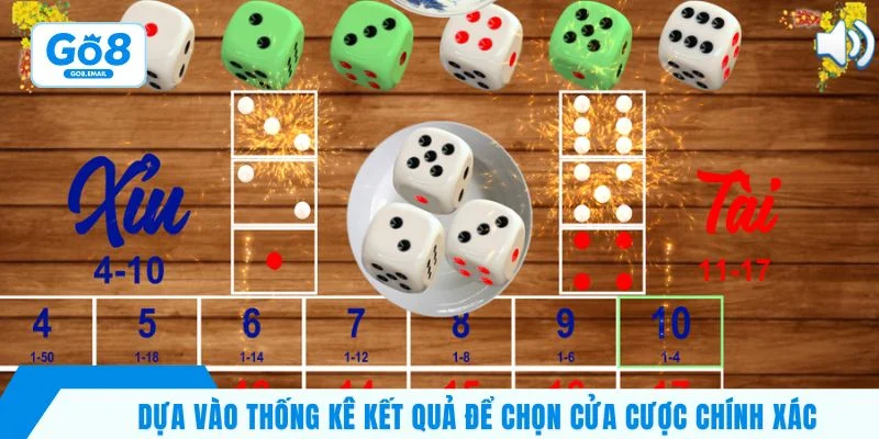Dựa vào thống kê kết quả để chọn cửa cược chính xác